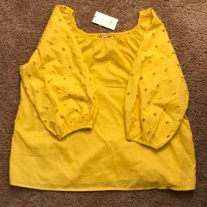 Yellow blouse